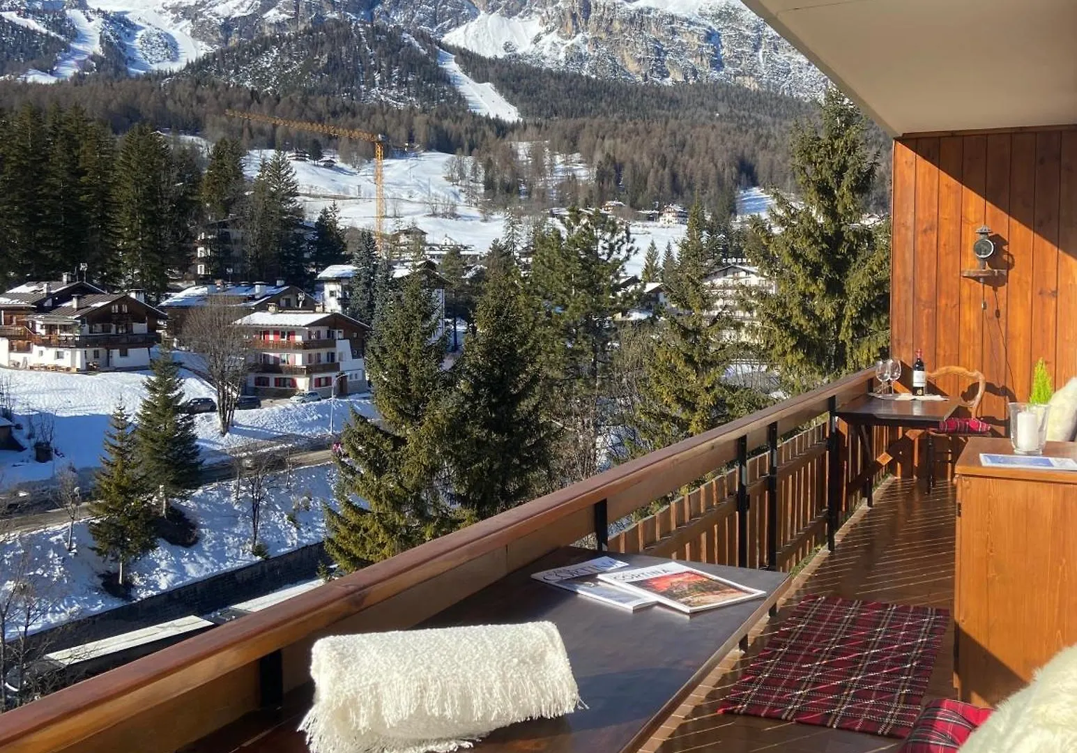 Apartment With Balcony Overlooking Tofane-Free Parking Cortina d'Ampezzo